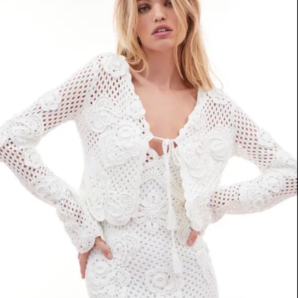 BNWT LoveShackFancy Set (dress & cardigan) - Picture 5 of 6